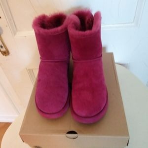 PRE OWNED  MINI BRIDGETTE BOW UGG BOOTS
